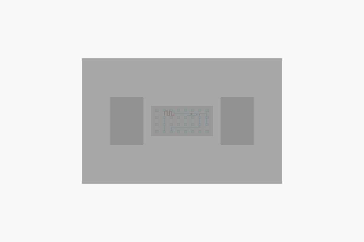 Top view of the Ketone Urinalysis Chip, generated from OpenSCAD source